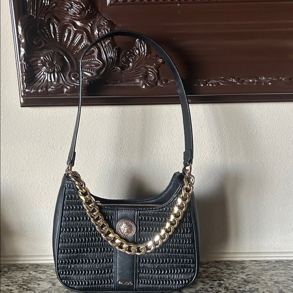 Aldo Handbags - Aldo Black Shoulder Bag with Gold Chain